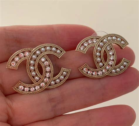 most current chanel earrings|real real chanel earrings.